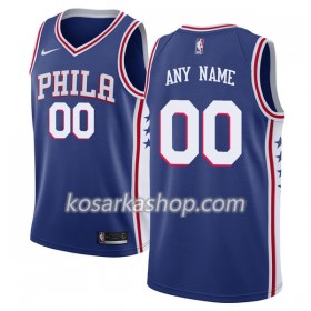 Dres Philadelphia 76ers Prilagođeni Nike 2017-18 Plava Swingman